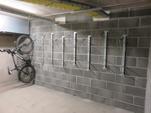 Bike storage- click for photo gallery